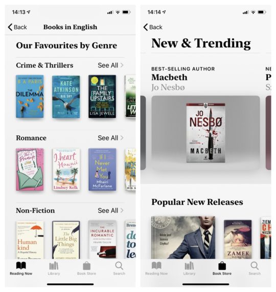 View Title Mac Books App